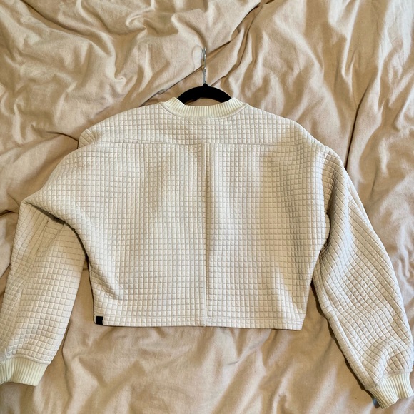 Lululemon Lab Textured Grid Cropped Pullover - Picture 5 of 10